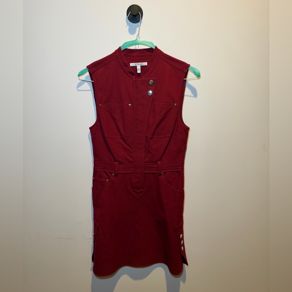 DEREK‎ LAM 10 CROSBY
Sleeveless Utility Flounce Dress
